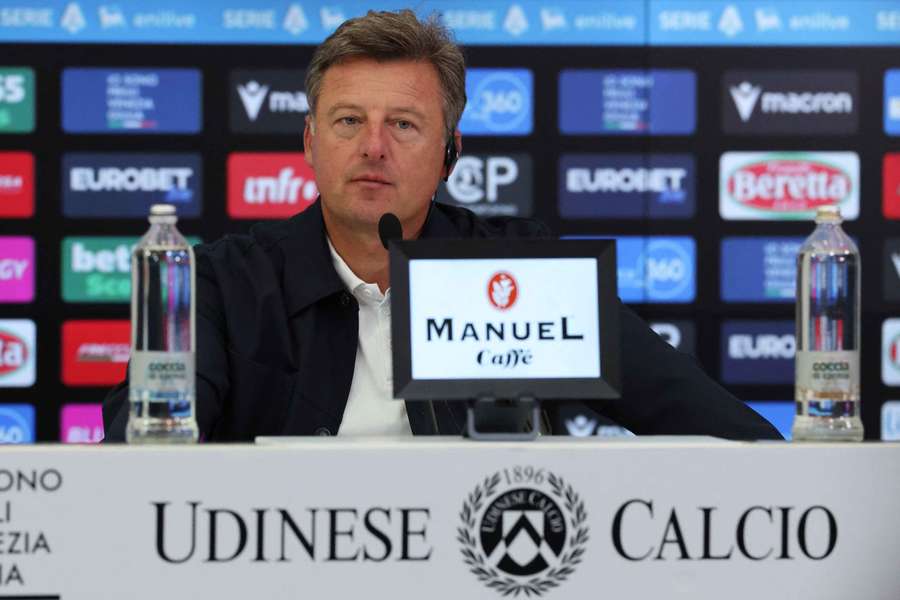 Kosta Runjaic in sala stampa Kosta Runjaic in sala stampa