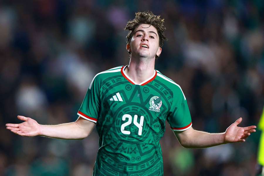 Brian Gutierrez nach dem Treffer zum 4:0-Endstand.