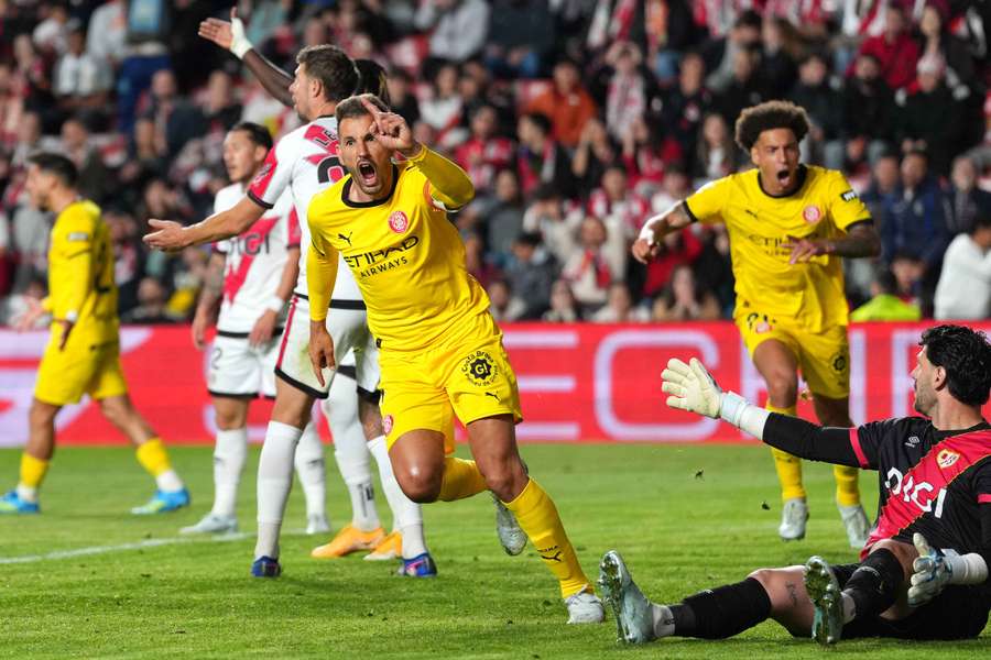 Stuani celebrates last-minute equaliser