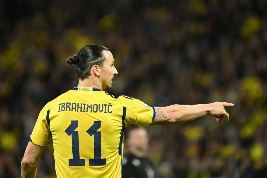 Ibrahimović este al doilea cel mai vârstnic jucător care a evoluat în preliminariile Euro