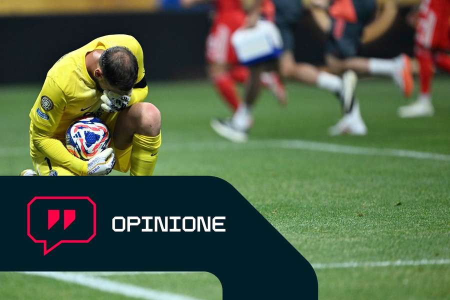 Donnarumma piange dopo l'infortunio di Musiala