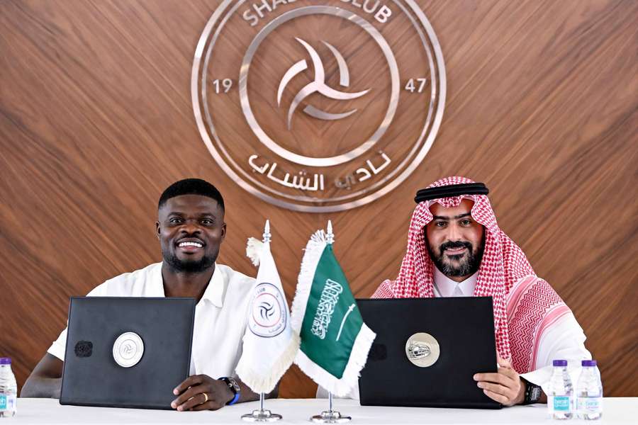 Thomas Partey assina pelo Al Shabab Thomas Partey assina pelo Al Shabab