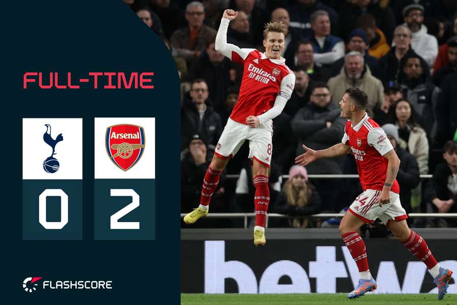 Arsenal took the spoils at the Tottenham Hotspur Stadium