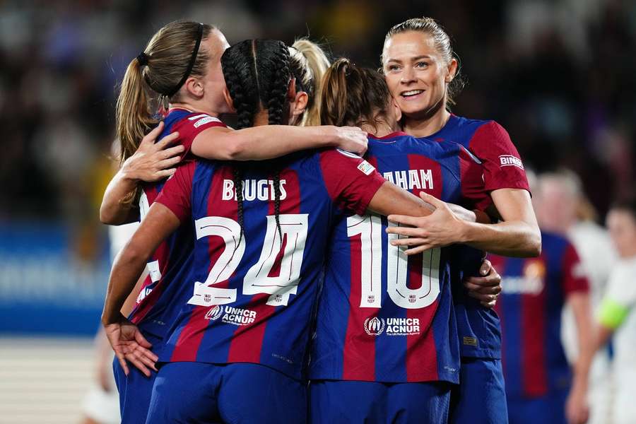 Die Damen von Barcelona mit einer tollen Leistung.