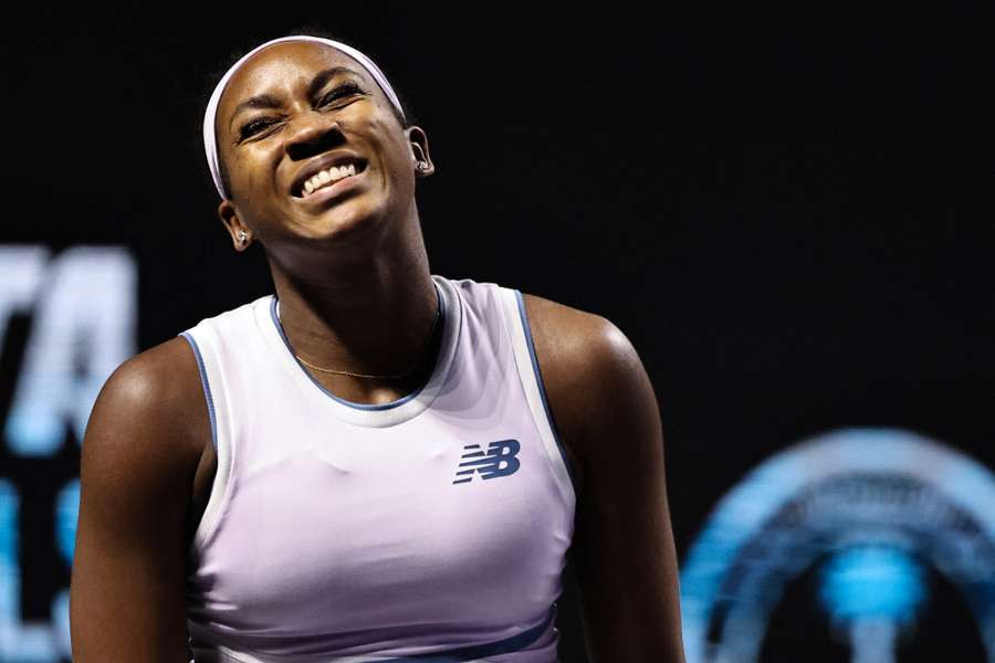 Gauff sofreu com o saque nas duas últimas temporadas