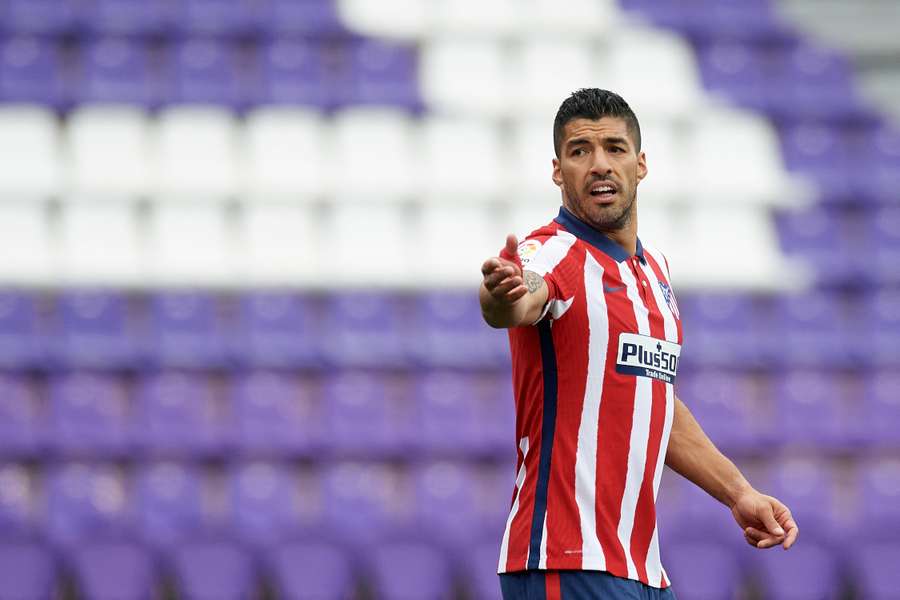Luis Suárez, en el Atlético de Madrid