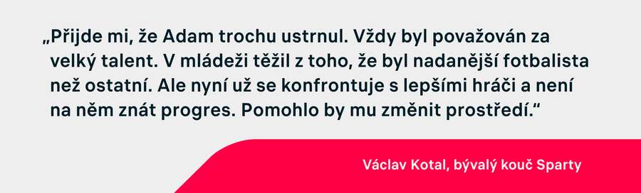 Václav Kotal na adresu Adama Karabce Václav Kotal na adresu Adama Karabce