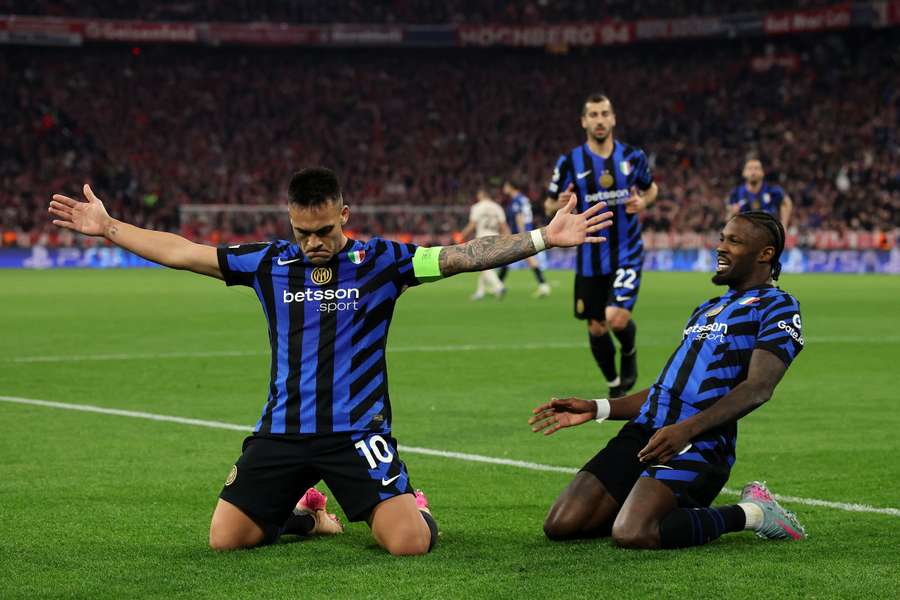 Lautaro Martínez y Marcus Thuram