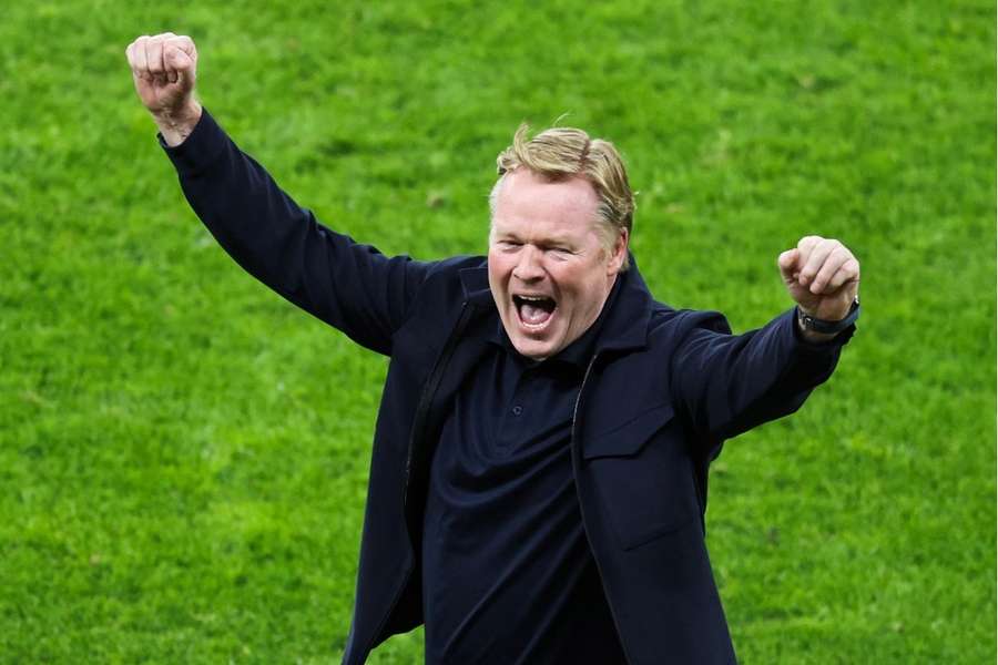 Ronald Koeman après la victoire de son équipe.