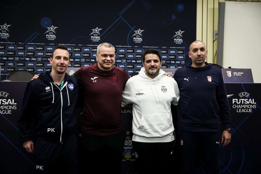 Treinadores fizeram conferência de imprensa conjunta