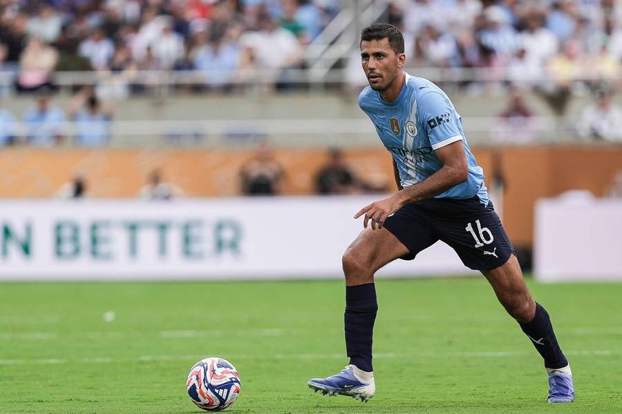 Man City's Rodri during the Club World Cup game against Juventus