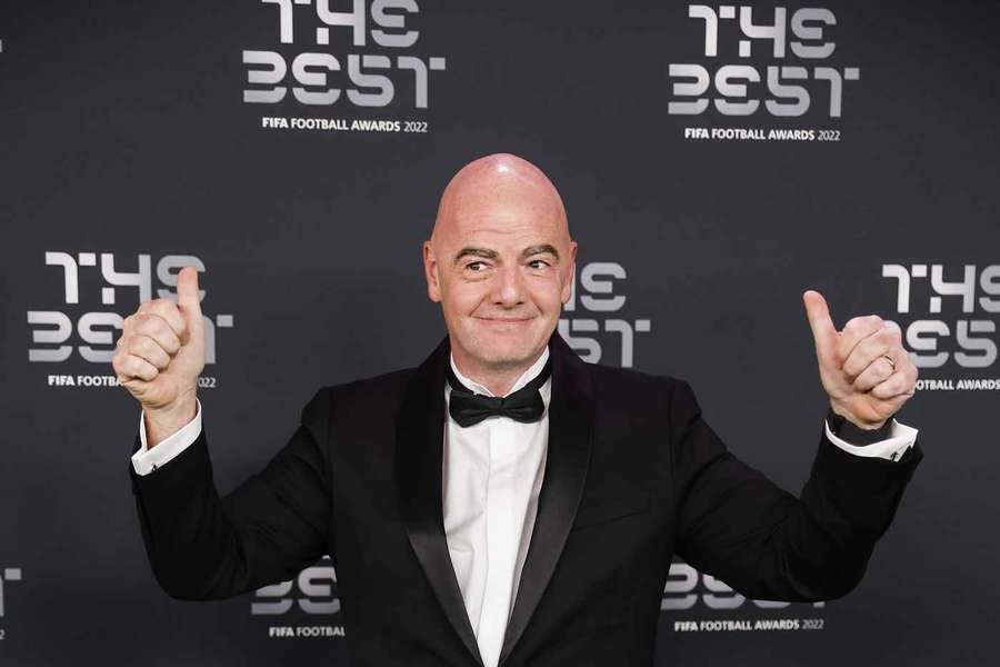 Gianni Infantino bei der Gala The Best im Februar 2023