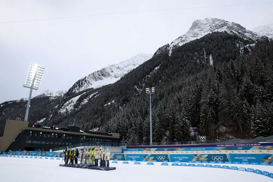La biathlon Arena di Anterselva