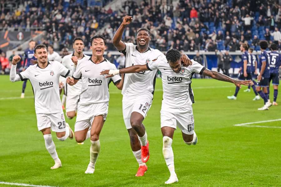 Besiktas have six points from a possible six in the Europa League