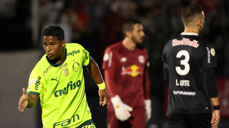 Endrick fez uma boa partida contra o Bragantino