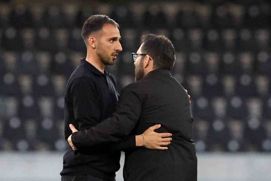 Gil Lameiras (esq.) e Gonçalo Feio (dir.)