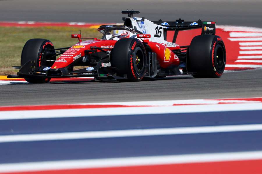 Charles Leclerc começou bem o final de semana do GP dos EUA