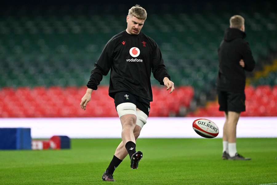 Wales back-row Aaron Wainwright is in the starting side for the Six Nations match against England in Cardiff