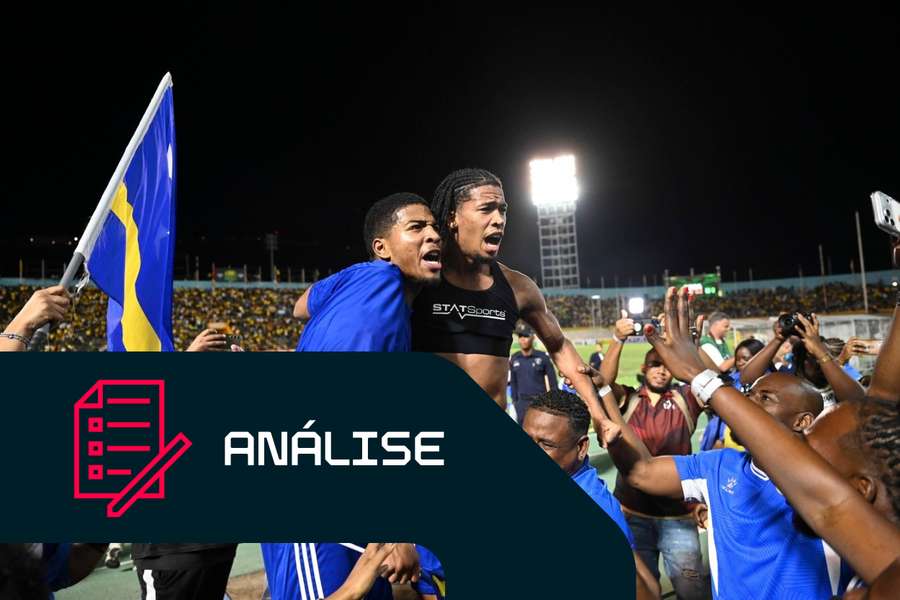 Jogadores e adeptos de Curaçau celebram a qualificação para o Mundial