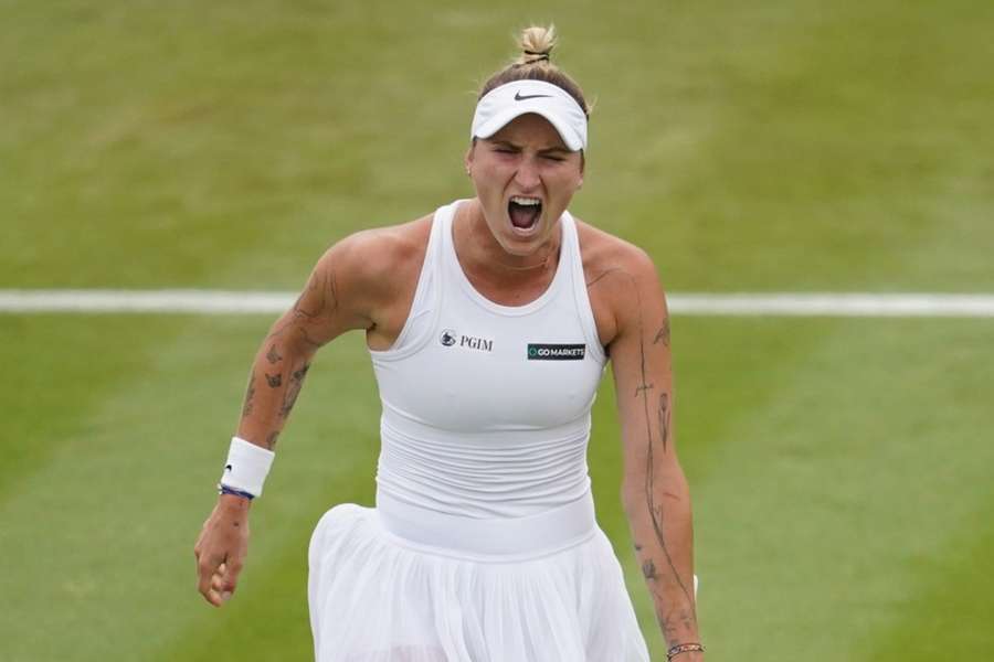 Vondrousova pode regozijar-se com a sua passagem aos quartos de final de Wimbledon