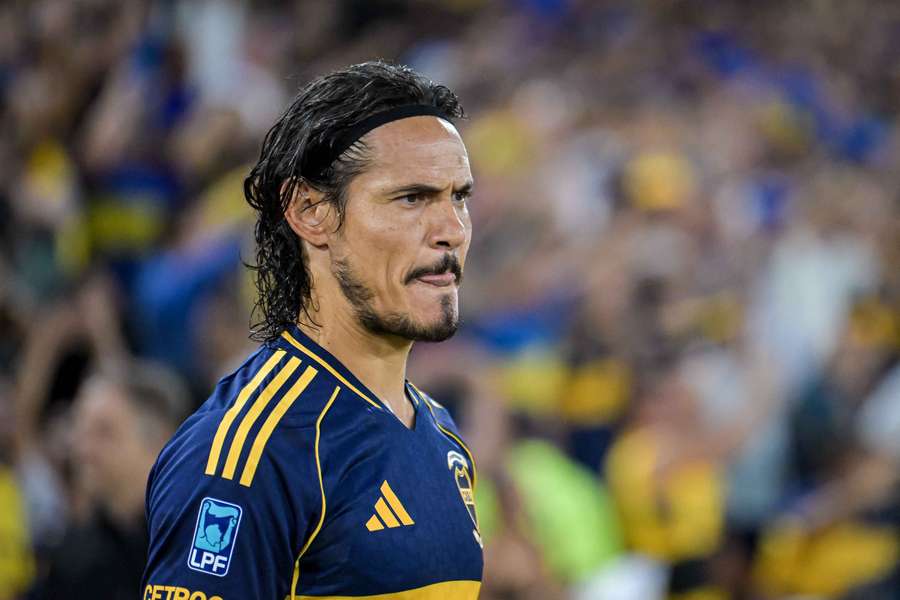 Edinson Cavani en février 2026.