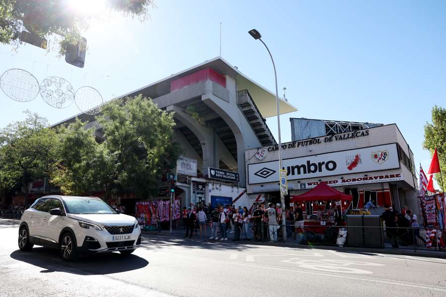 El estadio de Vallecas