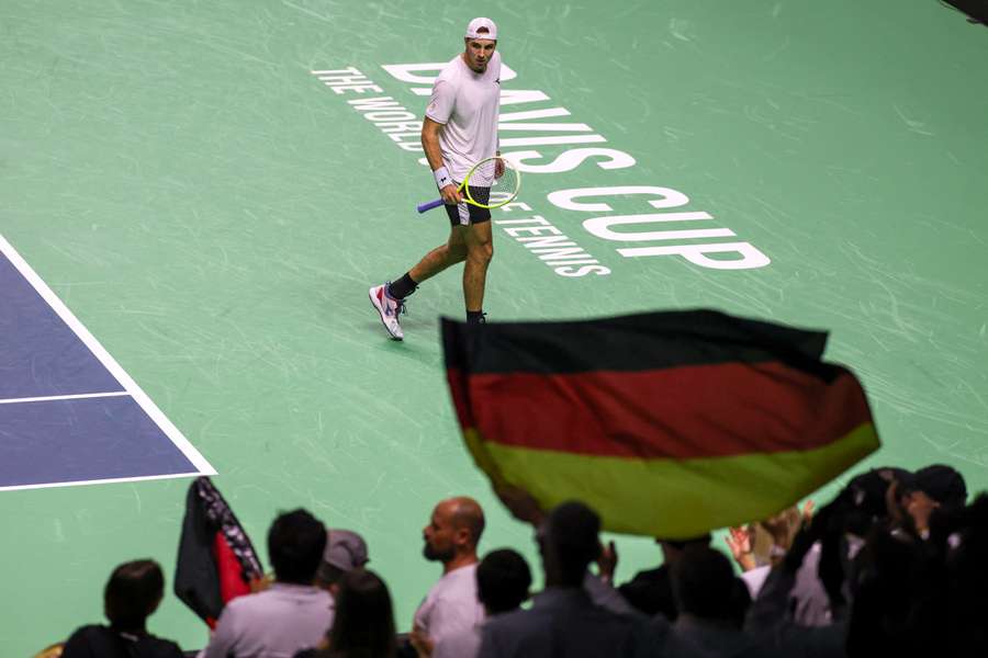 Jan-Lennard Struff konnte sein Einzel nach gutem Start nicht gewinnen.