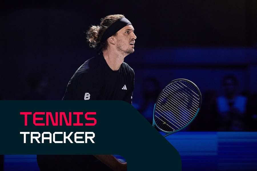 Zverev in action