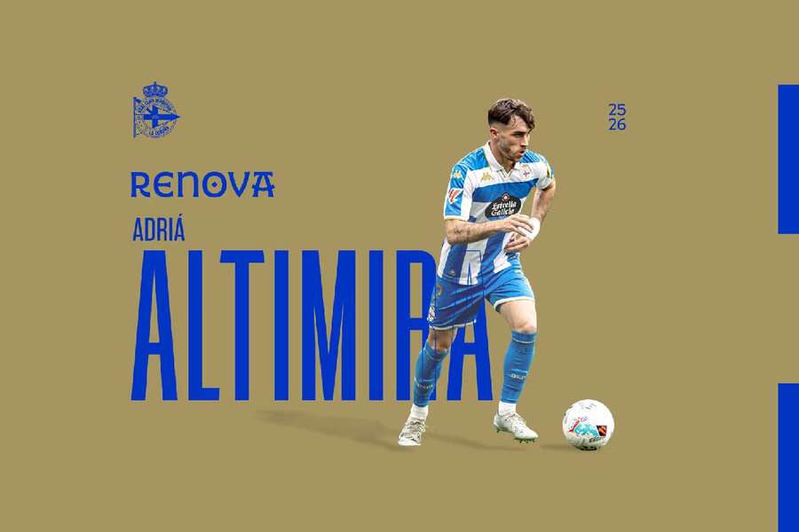 Altimira renueva con el Dépor Altimira renueva con el Dépor