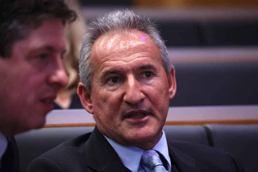 Txiki Begiristain antes del sorteo de la Liga de Campeones en 2022 Txiki Begiristain antes del sorteo de la Liga de Campeones en 2022