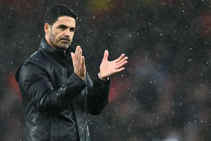 'Arteta hails mentality as Arsenal go level with Man City