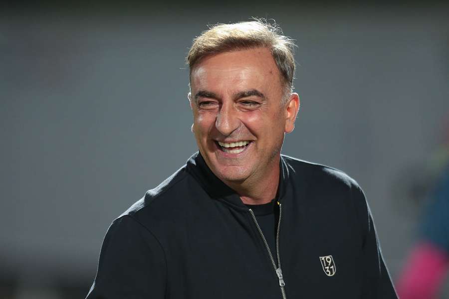 O treinador do Famalicão, Carlos Carvalhal O treinador do Famalicão, Carlos Carvalhal