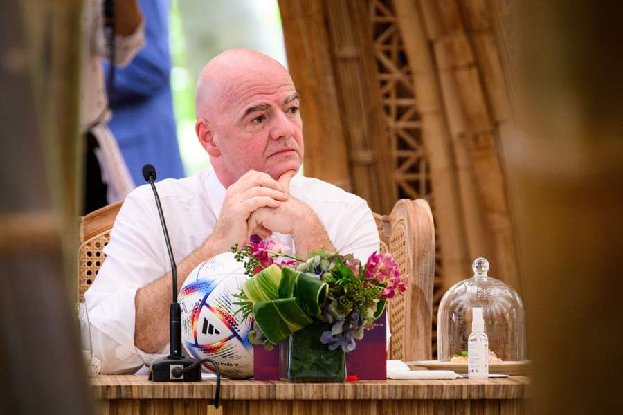 Infantino is hoping that the World Cup can be a "positive trigger"