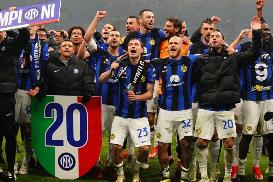 El Inter celebra el título