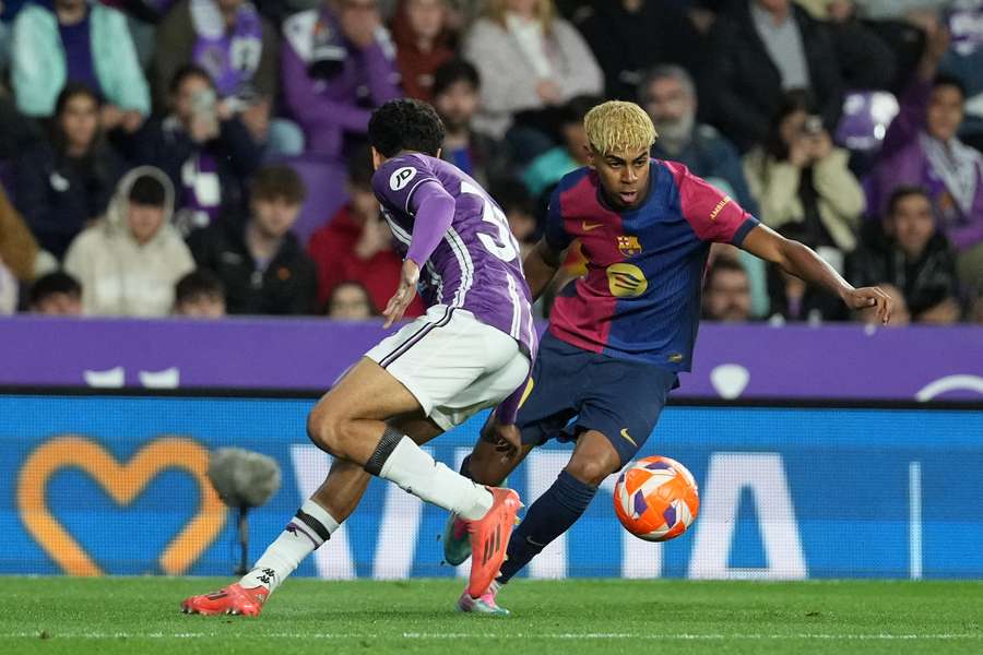 Valladolid não conseguiu parar o Barcelona de Yamal e cia.