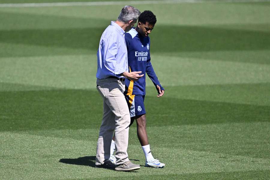 Rodrygo à Valdebebas ce mardi.