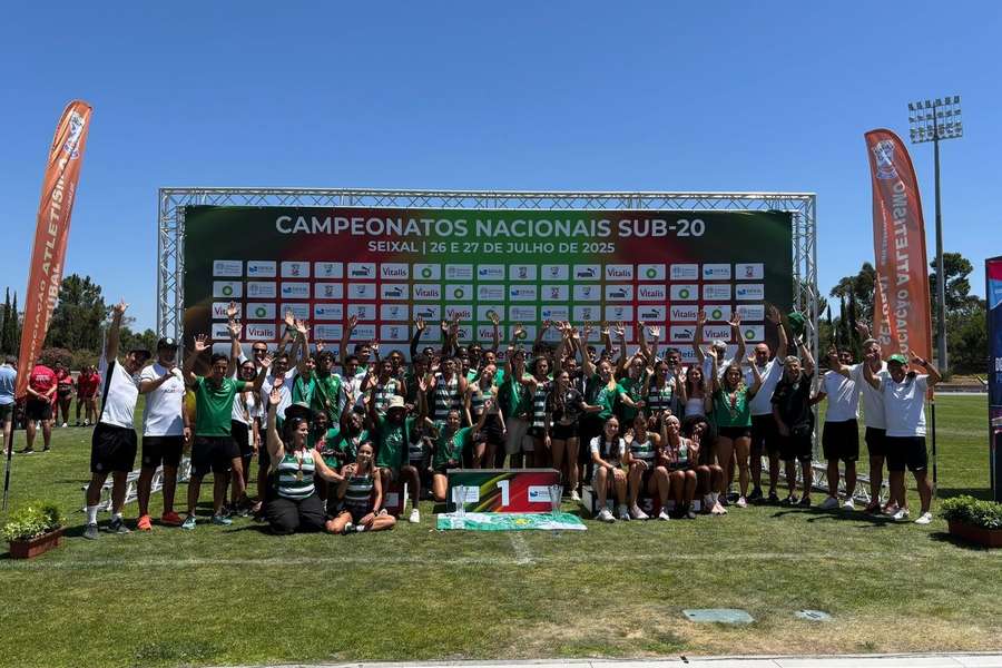 Sporting dominou Nacionais sub-20 de atletismo