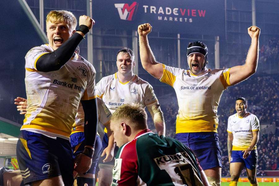 Leinster stutter before beating Leicester in Champions Cup Leinster stutter before beating Leicester in Champions Cup