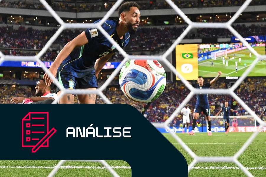 Matheus Cunha comemora o segundo golo da conta pessoal Matheus Cunha comemora o segundo golo da conta pessoal