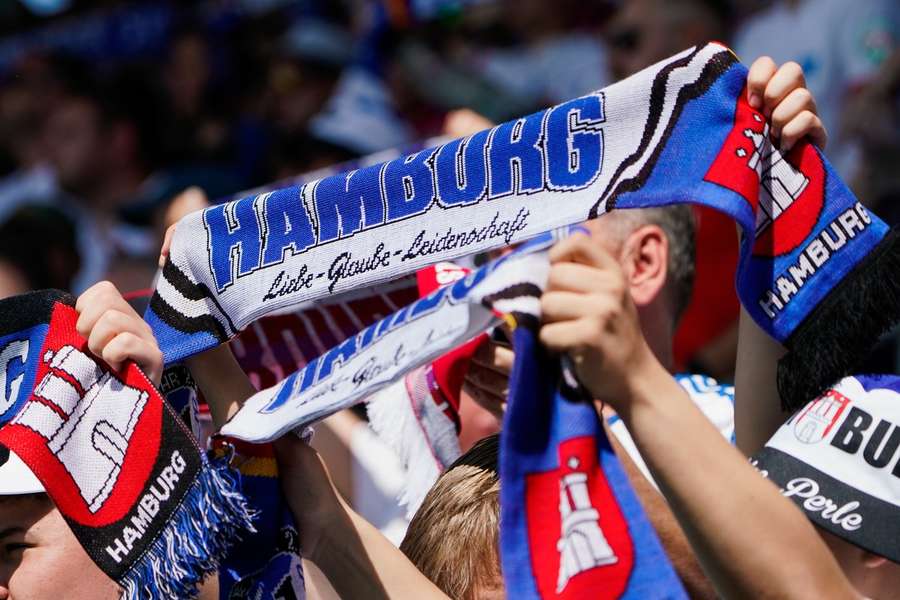 Så tæt på for de mange fans af Hamburger SV