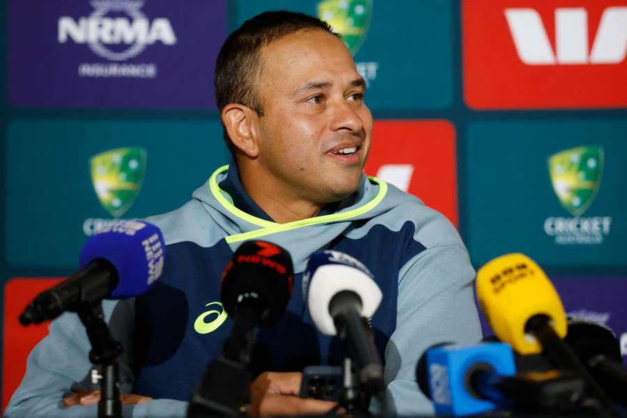 Usman Khawaja speaks to the media at the SCG on Friday morning.