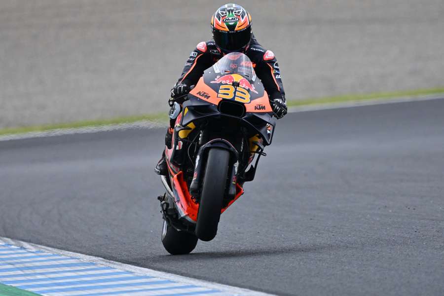 Brad Binder na sexta-feira