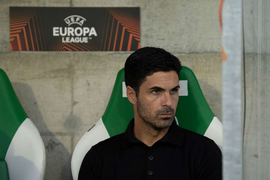 Arsenal's Spanish manager Mikel Arteta attends the UEFA Europa League Group A football match between FC Zurich and Arsenal 