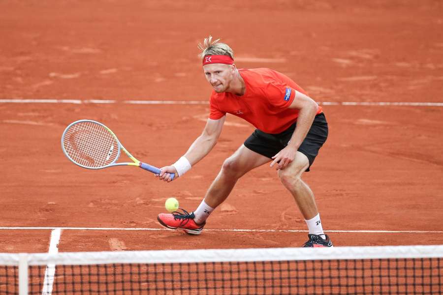 Zdeněk Kolář na turnaji ITF v Polsku.