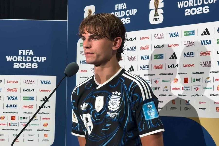 Nico Paz nach dem argentinischen Erfolg über Jordanien Nico Paz nach dem argentinischen Erfolg über Jordanien
