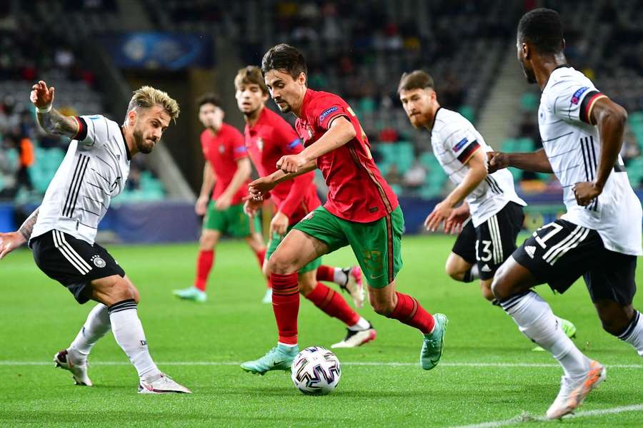 Fábio Vieira ao serviço da seleção nacional sub-21