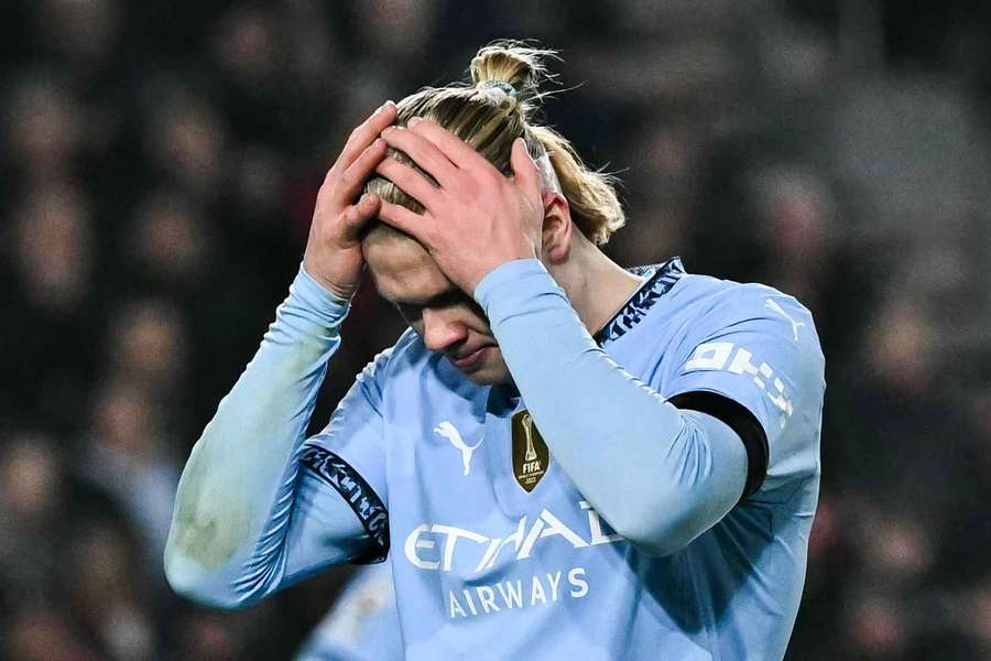 City de Haaland continua em situação ruim na Premier League