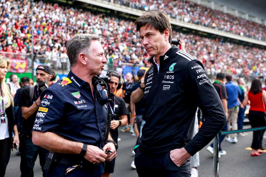 Christian Horner e Toto Wolff