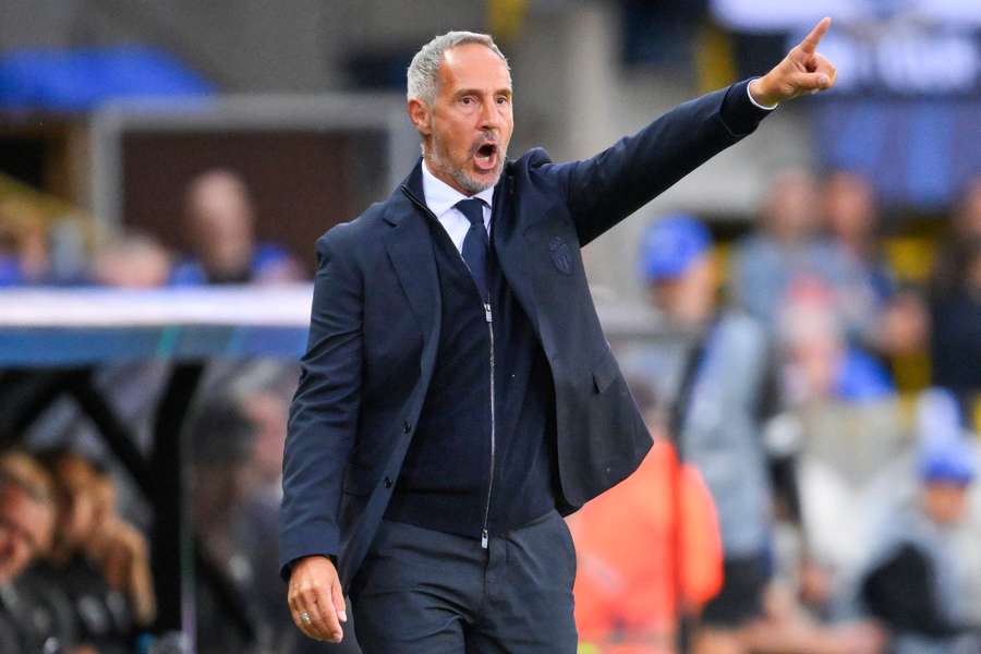 Après la défaite face à Bruges, Hütter présente ses "excuses" aux supporters de Monaco