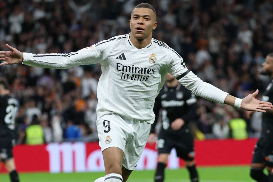 Mbappé fez 2 gols na vitória do Real Madrid sobre o Leganés